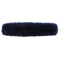 Fourreau de muserolle Equithème Teddy Bleu marine