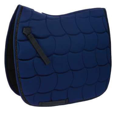 Tapis de selle Equithème Satin Bleu marine