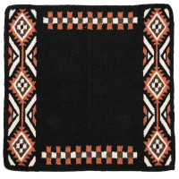 Tapis navajo Westride by Franck Perret Dakota Noir / marron