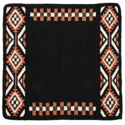 Tapis navajo Westride by Franck Perret Dakota Noir / marron Tapis navajo Westride by Franck Perret Dakota Noir / marron