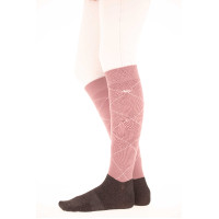 Chaussettes Pénélope Luxe Rose pâle