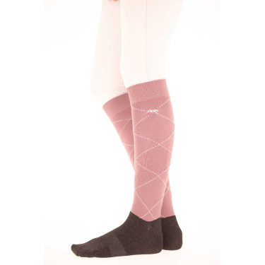 Chaussettes Pénélope Luxe Rose pâle