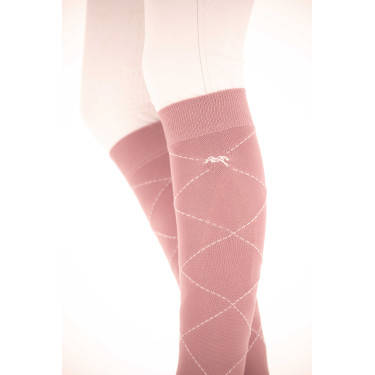 Chaussettes Pénélope Luxe Rose pâle