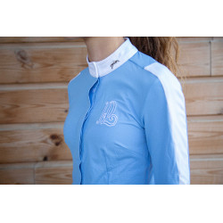 Chemise de concours Pénélope Showshirt Bleu artic