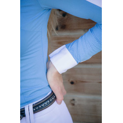 Chemise de concours Pénélope Showshirt Bleu artic