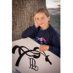 Sweat shirt Pénélope Chloé Bleu marine