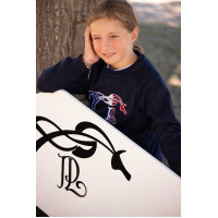 Sweat shirt Pénélope Chloé Bleu marine Sweat shirt Pénélope Chloé Bleu marine