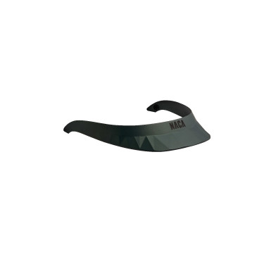 Visière pour casque d'équitation Naca Vert mat / noir Visière pour casque d'équitation Naca Vert mat / noir