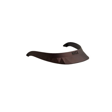 Visière pour casque d'équitation Naca Prune mat / noir Violet Visière pour casque d'équitation Naca Prune mat / noir Violet