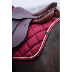 Tapis de selle Equithème Classic Bordeaux