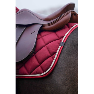 Tapis de selle Equithème Classic Bordeaux