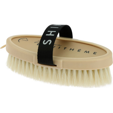 Brosse douce Equithème Je t'aime Amande Marron Brosse douce Equithème Je t'aime Amande Marron