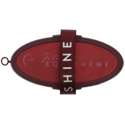 Brosse douce Equithème Je t'aime Bordeaux Brosse douce Equithème Je t'aime Bordeaux