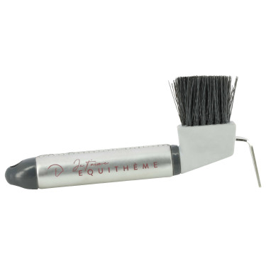 Cure-pieds Equithème Je t'aime Gris