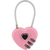 Cadenas Hippotonic Coeur Fuchsia Rose