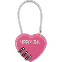 Cadenas Hippotonic Coeur Fuchsia Rose