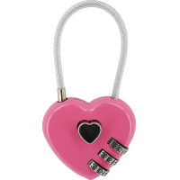 Cadenas Hippotonic Coeur Fuchsia Rose