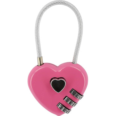 Cadenas Hippotonic Coeur Fuchsia Rose