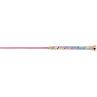 Cravache de dressage Whip & Go Strassy Arc en ciel Multi-couleurs