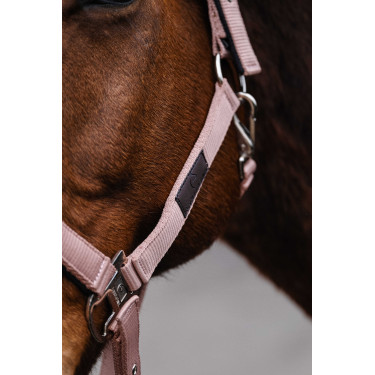 Licol Nylon Spring Equithème Rose clair Licol Nylon Spring Equithème Rose clair