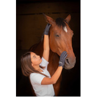 Gants Eden by Pénélope Prisma Strass Marine Bleu marine