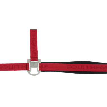 Licol nylon Equithème Jacquard Rouge