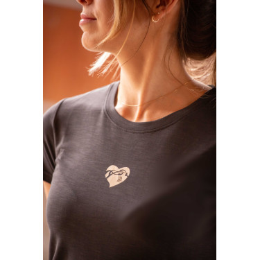 T-shirt Pénélope Lovely Anthracite Gris