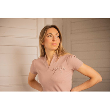 Polo Pénélope Josie Beige / rose