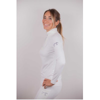 Polo de concours Pénélope Toscane Blanc