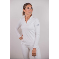 Polo de concours Pénélope Toscane Blanc