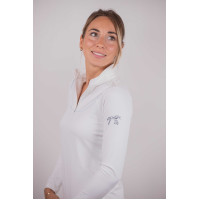 Polo de concours Pénélope Toscane Blanc