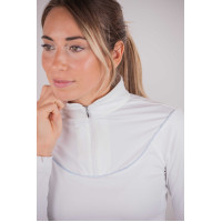 Polo de concours Pénélope Toscane Blanc Polo de concours Pénélope Toscane Blanc