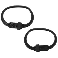 Anneaux de sécurité Hippotonic Noir Anneaux de sécurité Hippotonic Noir