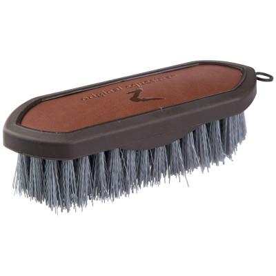 Bouchon de pansage poignée cuir Horze Maddox Marron foncé