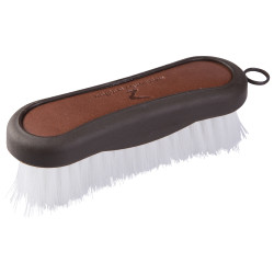 Brosse de pansage pour la tête poignée cuir Horze Maddox