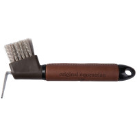 Cure-pied manche cuir Horze Maddox Marron foncé