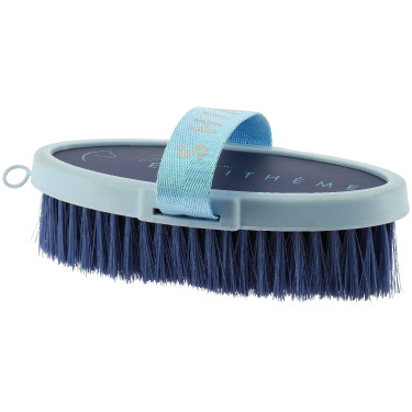 Brosse douce Equithème Je t'aime Bleu