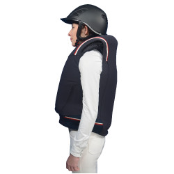 Blouson Helite Airshell Prestige pour airbag Zip'in Bleu nuit / rouge Blouson Helite Airshell Prestige pour airbag Zip'in Bleu nuit / rouge