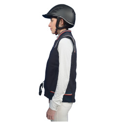 Blouson Helite Airshell Prestige pour airbag Zip'in Bleu nuit / rouge Blouson Helite Airshell Prestige pour airbag Zip'in Bleu nuit / rouge