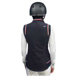 Blouson Helite Airshell Prestige pour airbag Zip'in Bleu nuit / rouge Blouson Helite Airshell Prestige pour airbag Zip'in Bleu nuit / rouge