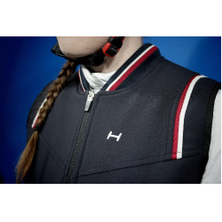 Blouson Helite Airshell Prestige pour airbag Zip'in Bleu nuit / rouge Blouson Helite Airshell Prestige pour airbag Zip'in Bleu nuit / rouge