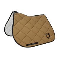 Tapis de selle obstacle en tissu technique respirant édition limitée GP Equestro Caramel / noir Marron Tapis de selle obstacle en tissu technique respirant édition limitée GP Equestro Caramel / noir Marron