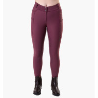Pantalon d'équitation Horseware Flexfit hiver full grip femme Violet céleste