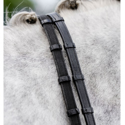 Rênes Horseware de saut avec butées