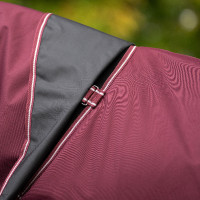 Couverture de paddock Imperial Riding Basic avec couvre-cou amovible 200gr Rouge profond
