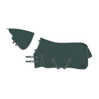 Couverture de paddock Imperial Riding Basic avec couvre-cou amovible Summer Couverture de paddock Imperial Riding Basic avec couvre-cou amovible Summer