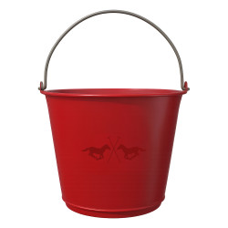 Seau d'écurie HV Polo Nena Rose rouge