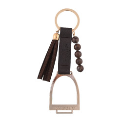 Porte-clés HV Polo Rubia étriers Bois Beige Porte-clés HV Polo Rubia étriers Bois Beige