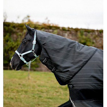Couverture Horseware Amigo 1200D FieldSafe Reflectech Plus Turnout 250g Noir / noir réfléchissant