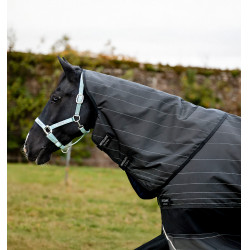 Couverture Horseware Amigo 1200D FieldSafe Reflectech Plus Turnout 250g Noir / noir réfléchissant Couverture Horseware Amigo 1200D FieldSafe Reflectech Plus Turnout 250g Noir / noir réfléchissant
